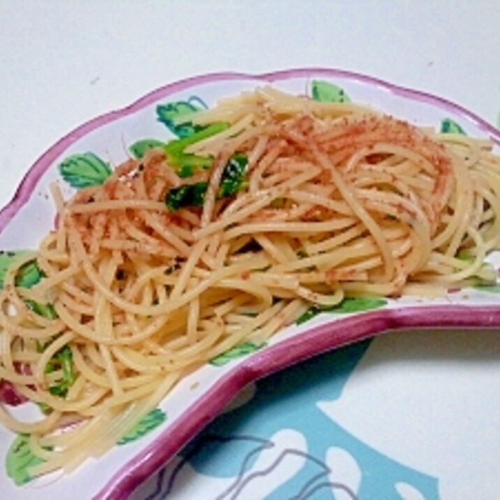 菜の花の明太パスタ風＋＋